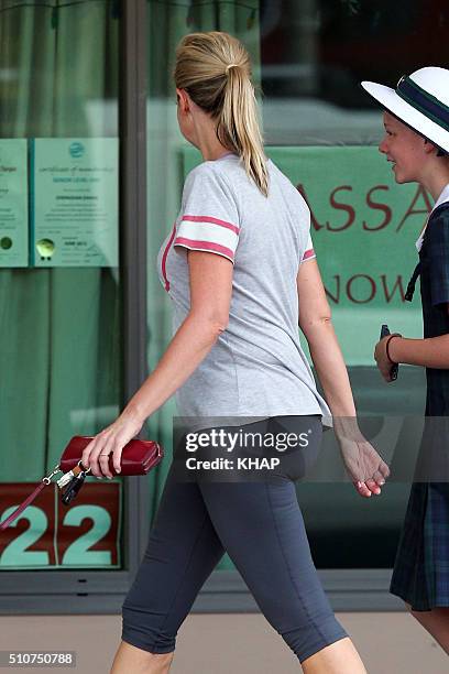 Host Melissa Doyle is seen on February 17, 2016 in Sydney, Australia.