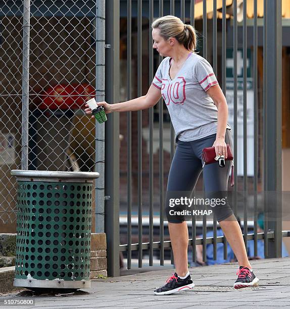 Host Melissa Doyle is seen on February 17, 2016 in Sydney, Australia.