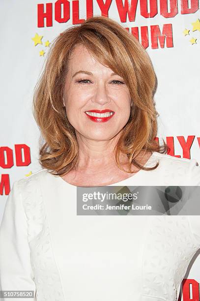 Lee Purcell arrives at the The Hollywood Museum and The Hollywood Reporter present "The Awards" Exhibit at The Hollywood Museum on February 16, 2016...