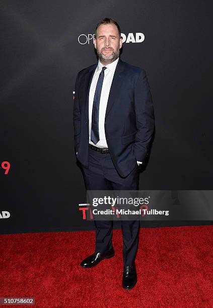 Producers Keith Redmon attends the premiere of Open Road's new film "Triple 9" at Regal Cinemas L.A. Live on February 16, 2016 in Los Angeles,...