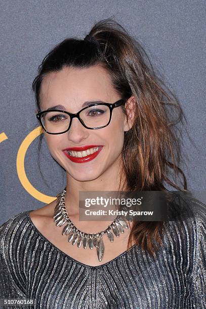 Singers Elisa Paris, Lucie Lebrun, Juliette Saumagne of L.E.J. Attends The Melty Future Awards 2016 at Le Grand Rex on February 16, 2016 in Paris,...