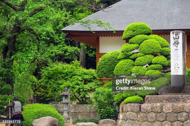 On the way to the temple grounds of Yamadera, Yamagata City, Japan.