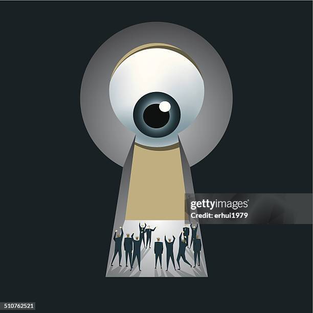 peeking - hiding face stock illustrations