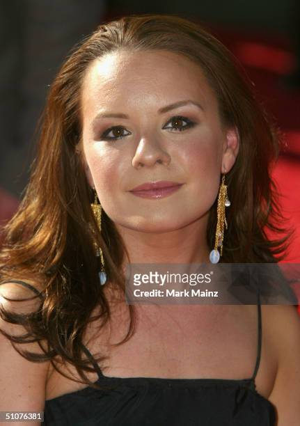 Actress Jenna von Oy attends the 12th Annual ESPY Awards held at the Kodak Theatre on July 14, 2004 in Hollywood, California. This year's ESPY's will...