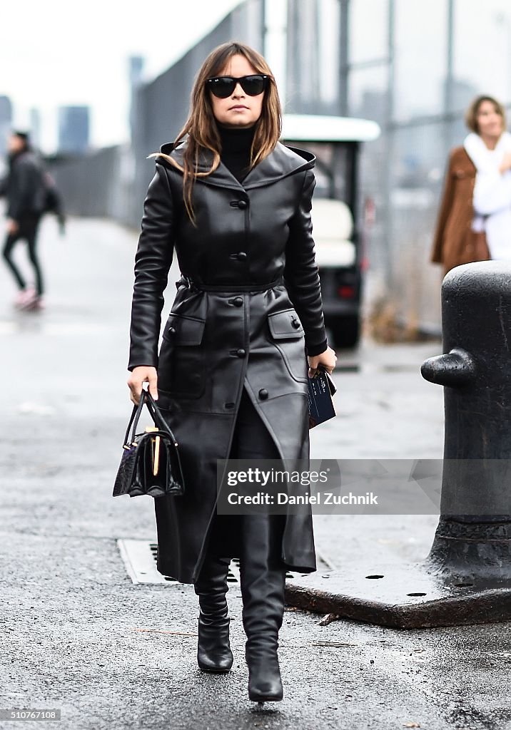 Street Style - Day 6 - New York Fashion Week: Women's Fall/Winter 2016