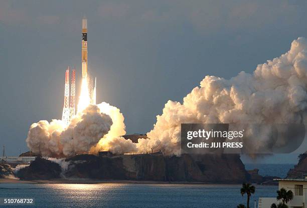 An H-2A rocket carrying the ASTRO-H satellite, developed in collaboration between the Japan Aerospace Exploration Agency , NASA and other groups,...