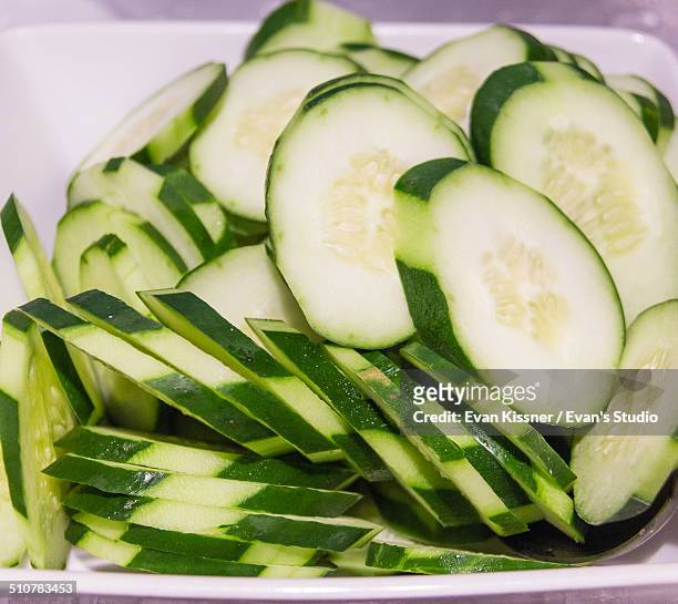 cucumbers - evan kissner stock pictures, royalty-free photos & images