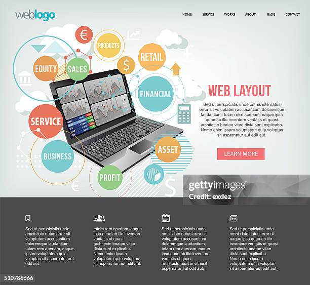 Computing Website Computer For Business Website High-Res Vector Graphic - Getty Images