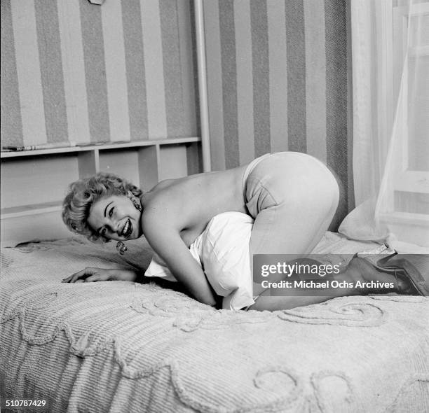 Barbara Nichols poses for a portrait at home in Los Angeles,CA.