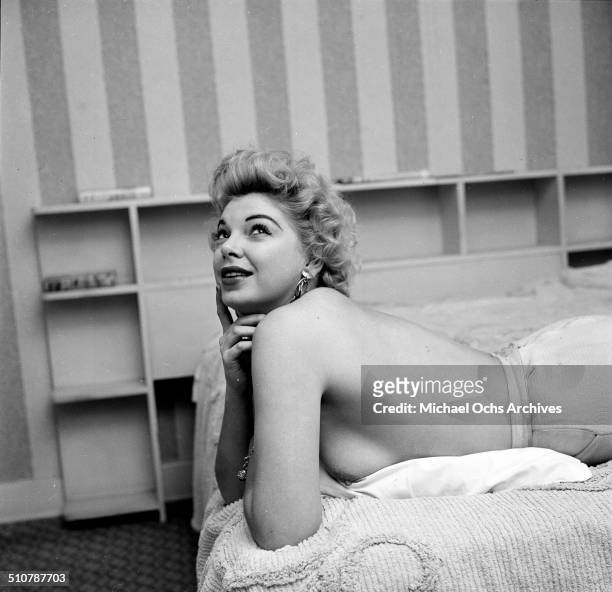 Barbara Nichols poses for a portrait at home in Los Angeles,CA.