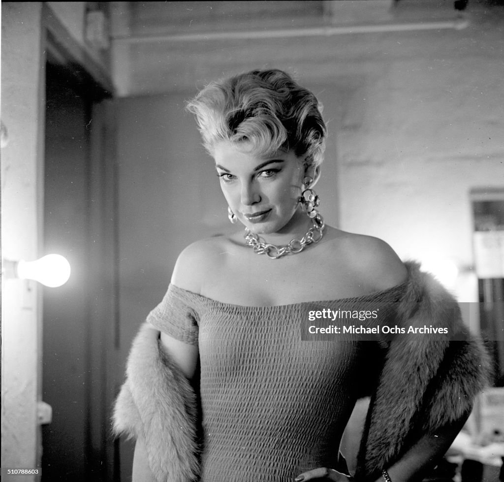 Barbara Nichols poses for a portrait in Los Angeles,CA. Nachrichtenfoto