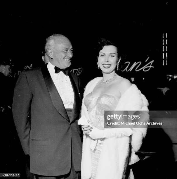 Ann Miller and guest attend an event in Los Angeles,CA.