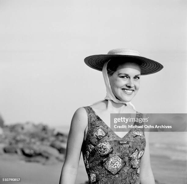 Asa Maynor poses for a portrait on the beach in Los Angeles,CA.