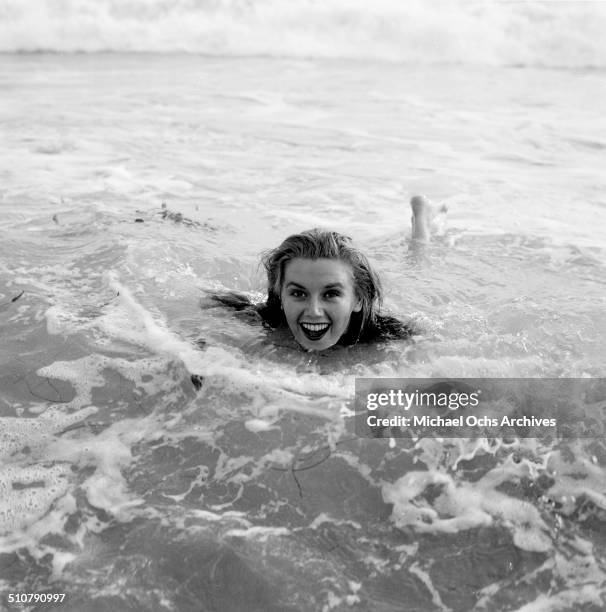 Asa Maynor poses for a portrait on the beach in Los Angeles,CA.