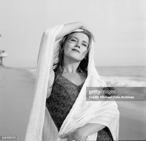 Asa Maynor poses for a portrait on the beach in Los Angeles,CA.