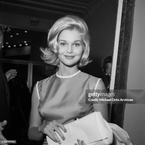 Carol Lynley attends a party in Los Angeles,CA.