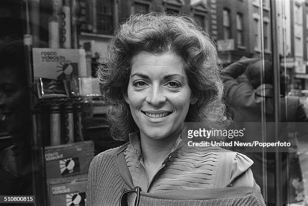 English actress Suzanne Bertish who appears in the television series Shine On Harvey Moon pictured in London on 18th May 1984.