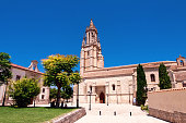 church and collegiate of San Miguel in Ampudia, Palencia, Spain