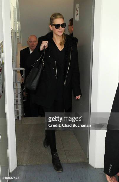 Phillipa Coan sighted at Tegel Airport on February 17, 2016 in Berlin, Germany.