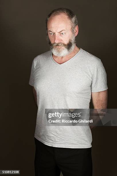 Actor Liam Cunningham is photographed for Self Assignment on September 5, 2015 in Venice, Italy.