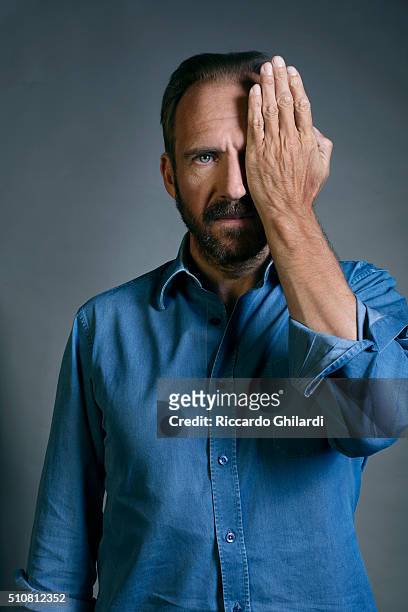 Actor Ralph Fiennes is photographed for Self Assignment on September 6, 2015 in Venice, Italy.
