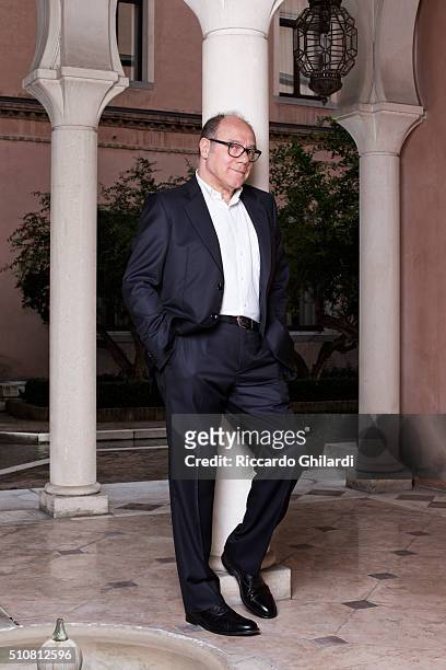 Director and actor Carlo Verdone is photographed for Gioia Magazine in Venice, Italy.