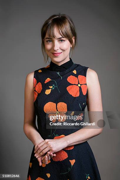 Actress Dakota Johnson is photographed for Self Assignment on September 6, 2015 in Venice, Italy.