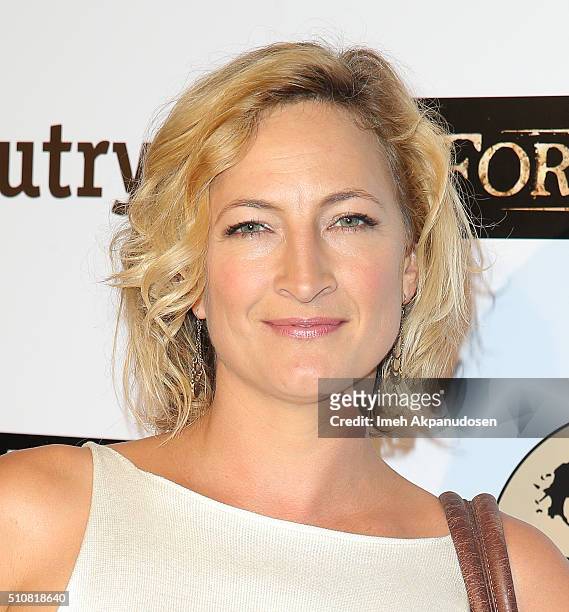 Actress Zoe Bell attends the screening of Momentum Pictures' 'Forsaken' at Autry Museum of the American West on February 16, 2016 in Los Angeles,...