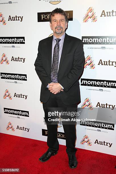 Producer Kevin DeWalt attends the screening of Momentum Pictures' 'Forsaken' at Autry Museum of the American West on February 16, 2016 in Los...