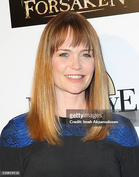 Actress Sprague Grayden attends the screening of Momentum Pictures' 'Forsaken' at Autry Museum of the American West on February 16, 2016 in Los...