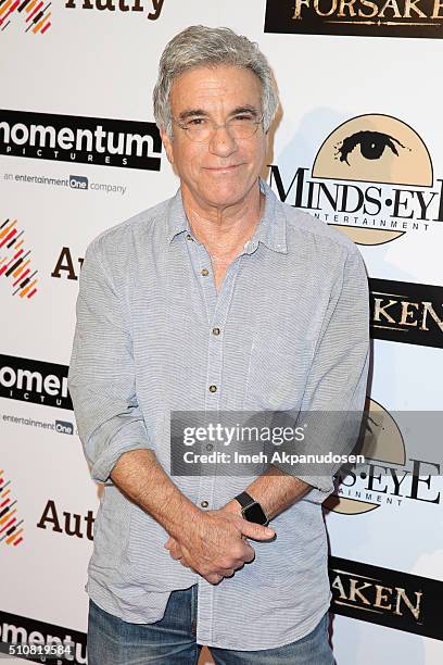 Writer Brad Mirman attends the screening of Momentum Pictures' 'Forsaken' at Autry Museum of the American West on February 16, 2016 in Los Angeles,...