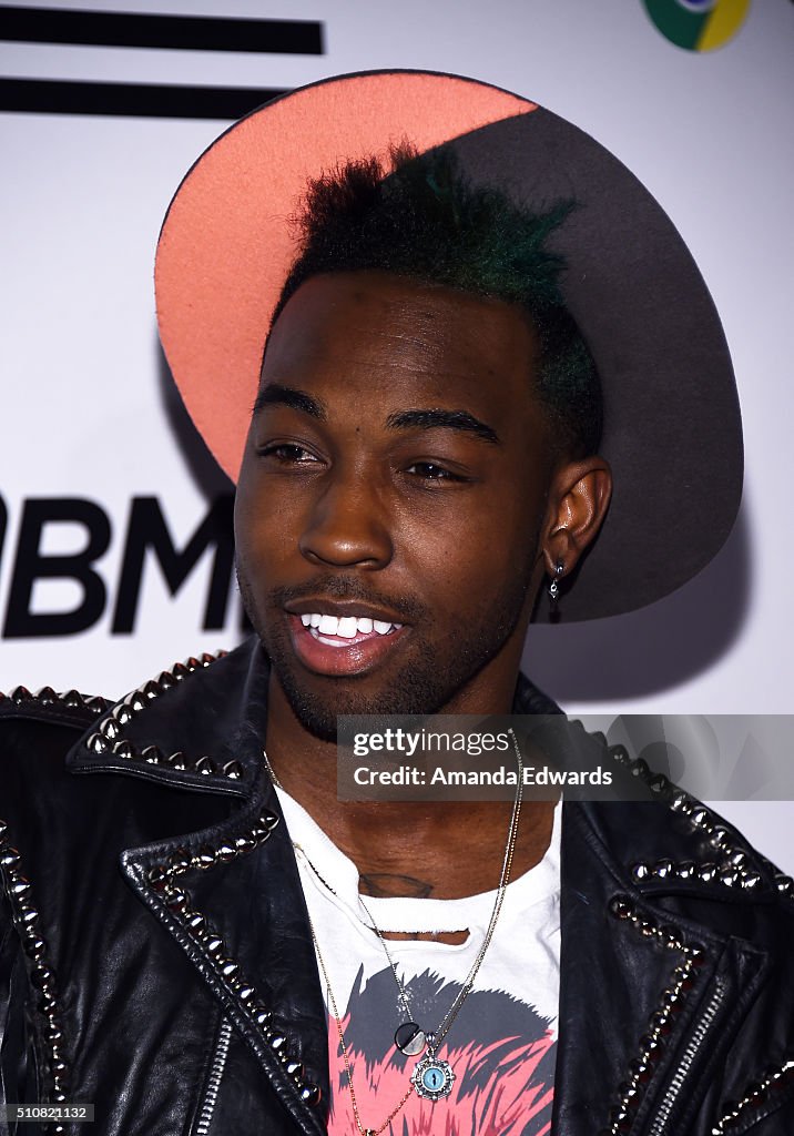 Jay Watkins Rapper Recording Artist Jay Watts arrives at the Republic Records Private ...