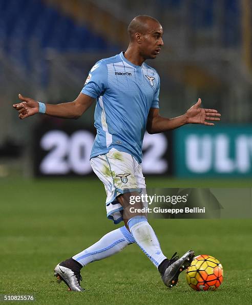 Abdoulay Konko of SS Lazio in action during the Serie A match between
