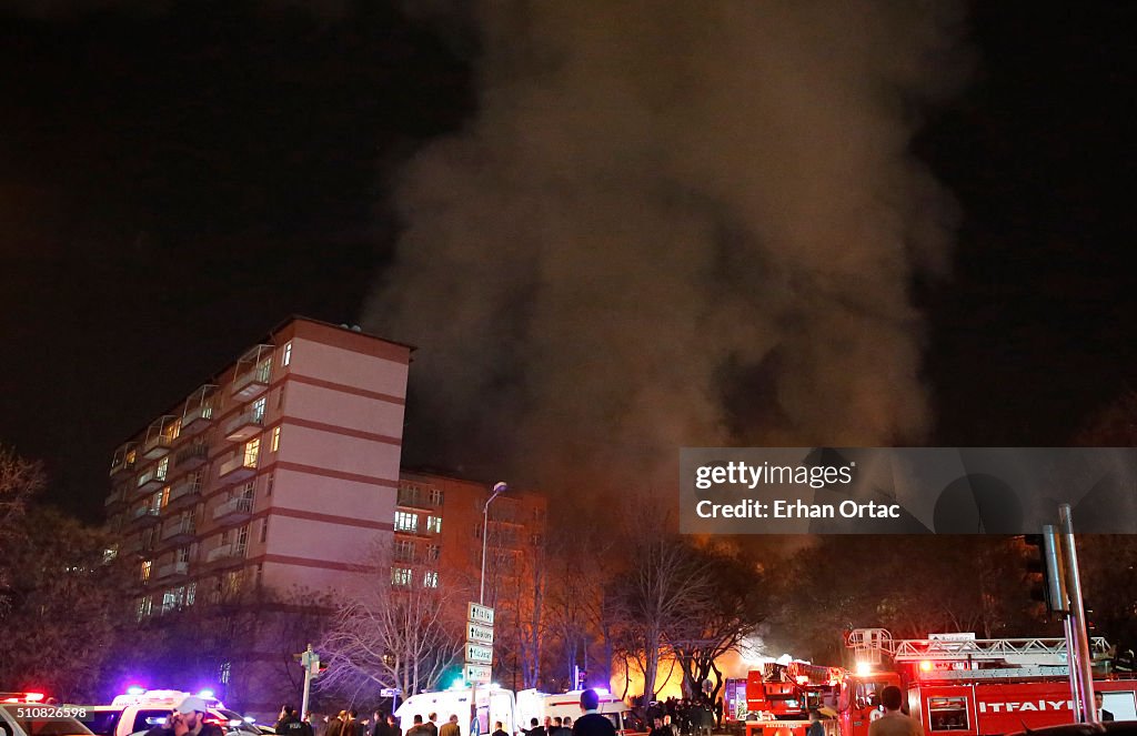 Injuries And Deaths Reported After Bomb Blast In Turkish Capital