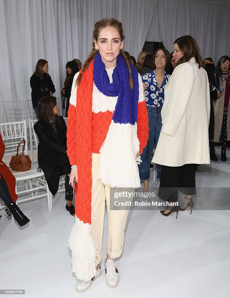 Delpozo - Front Row - Fall 2016 New York Fashion Week