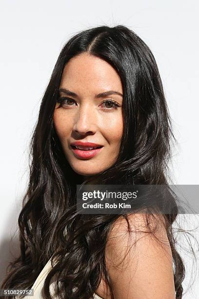 Olivia Munn attends the Michael Kors show during Fall 2016 New York Fashion Week: The Shows at Spring Studios on February 17, 2016 in New York City.