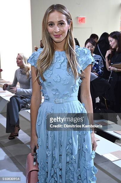 Harley Vera Newton poses at the Michael Kors Fall 2016 Runway Show during New York Fashion Week: The Shows at Spring Studios on February 17, 2016 in...