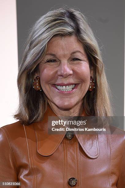Writer, Jamee Gregory, attends the Michael Kors Fall 2016 Runway Show during New York Fashion Week: The Shows at Spring Studios on February 17, 2016...