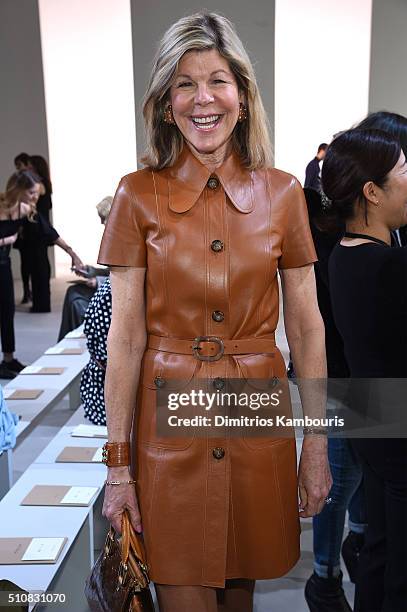 Writer, Jamee Gregory, attends the Michael Kors Fall 2016 Runway Show during New York Fashion Week: The Shows at Spring Studios on February 17, 2016...