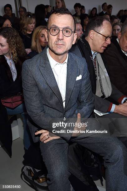 President and CEO Steven Kolb attends the Michael Kors Fall 2016 Runway Show during New York Fashion Week: The Shows at Spring Studios on February...