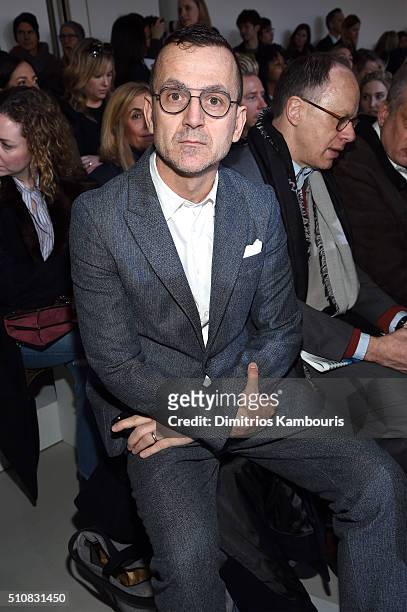 President and CEO Steven Kolb attends the Michael Kors Fall 2016 Runway Show during New York Fashion Week: The Shows at Spring Studios on February...