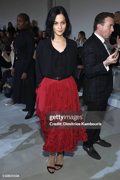 Leigh Lezark attends the Michael Kors Fall 2016 Runway Show during New York Fashion Week: The Shows at Spring Studios on February 17, 2016 in New...