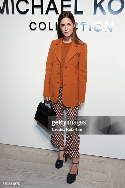 Gala Gonzalez attends the Michael Kors show during Fall 2016 New York Fashion Week: The Shows at Spring Studios on February 17, 2016 in New York City.