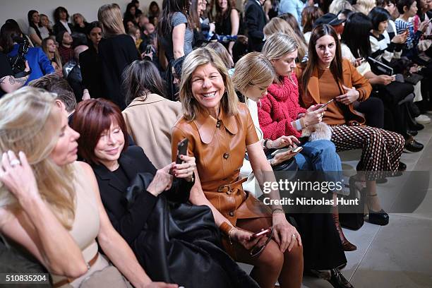 Writer Jamee Gregory attends the Michael Kors Fall 2016 Runway Show during New York Fashion Week: The Shows at Spring Studios on February 17, 2016 in...
