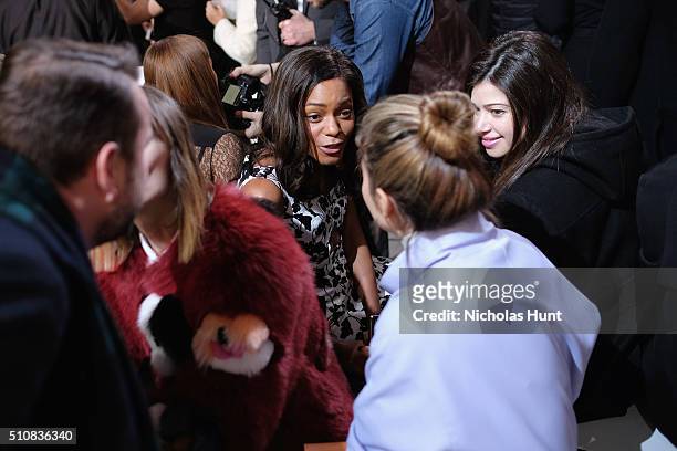 Naomie Harris attends the Michael Kors Fall 2016 Runway Show during New York Fashion Week: The Shows at Spring Studios on February 17, 2016 in New...