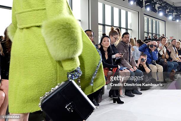 Model walks the runway wearing Michael Kors Fall 2016 During New York Fashion Week: The Shows at Spring Studios on February 17, 2016 in New York City.
