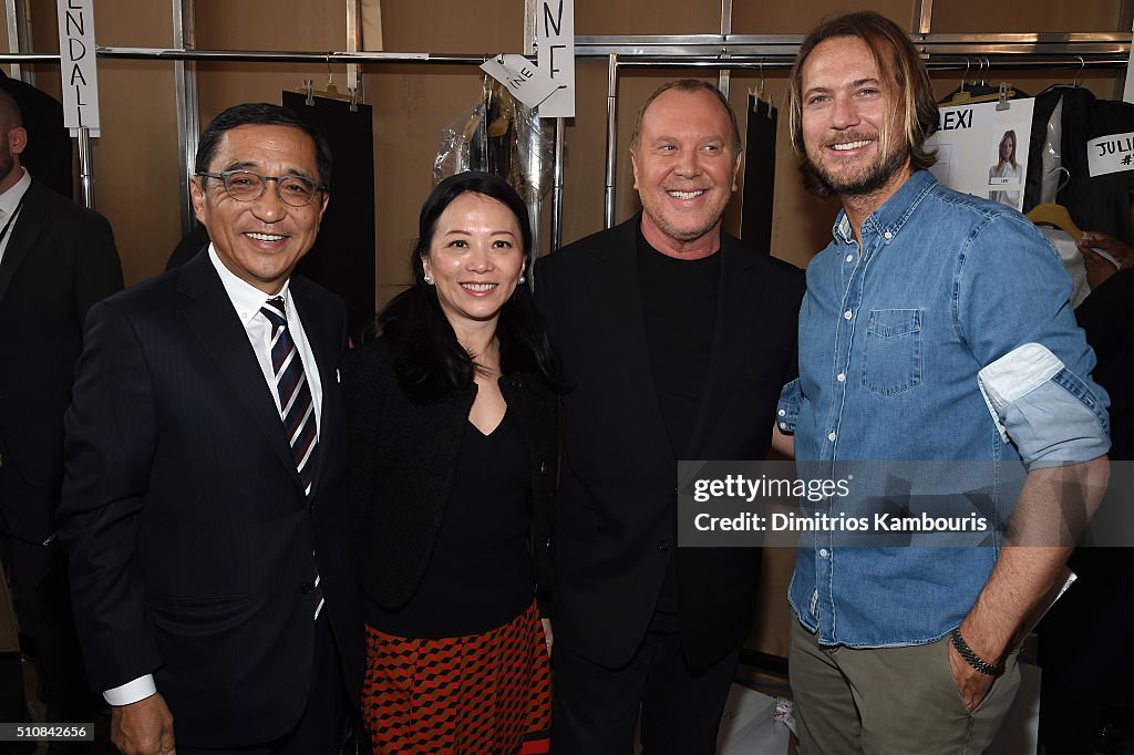 Businessman Silas Chou, Celia Chou designer Michael Kors and