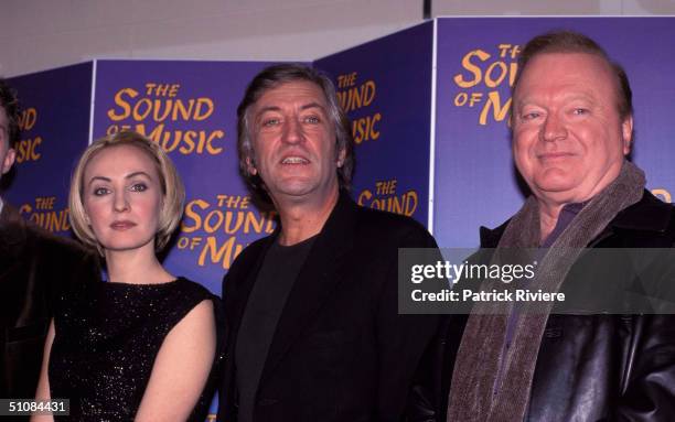 ACTORS LISA MCCUNE, JOHN WATERS AND BERT NEWTON AT 'THE SOUND OF MUSIC' MEDIA CALL AT STAR CITY IN SYDNEY. .