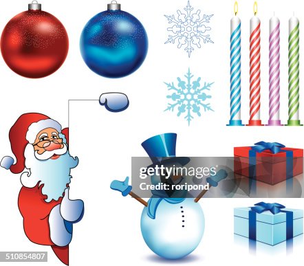 Christmas design elements Christmas design elements