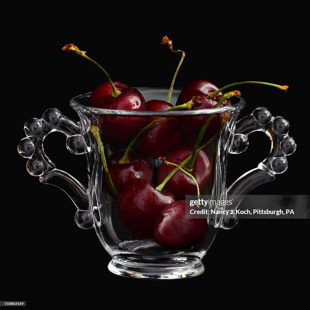 Bowl of Red Cherries